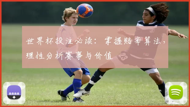 世界杯投注必读:掌握赔率算法,理性分析赛事与价值