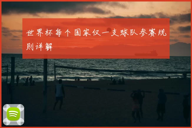 世界杯每个国家仅一支球队参赛规则详解